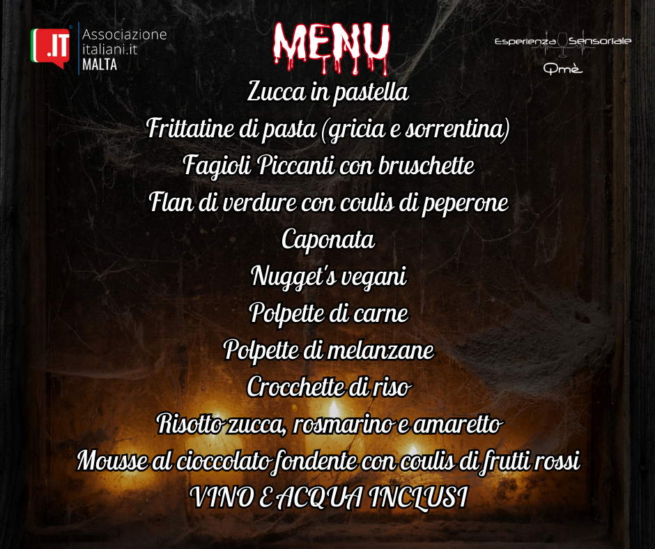 Apericena italiano di Halloween - 31 ottobre