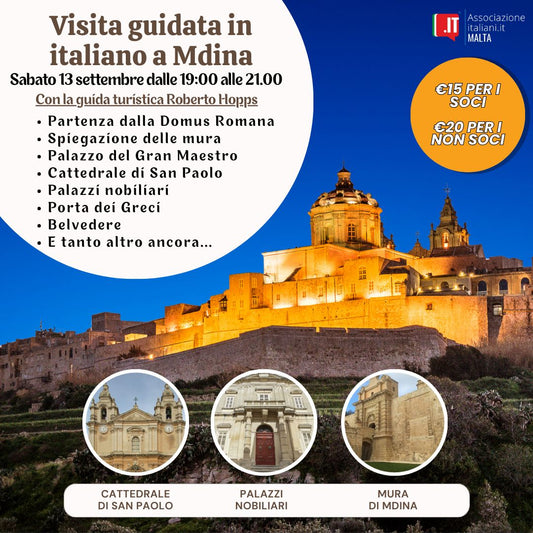Visita guidata "Mdina di sera"