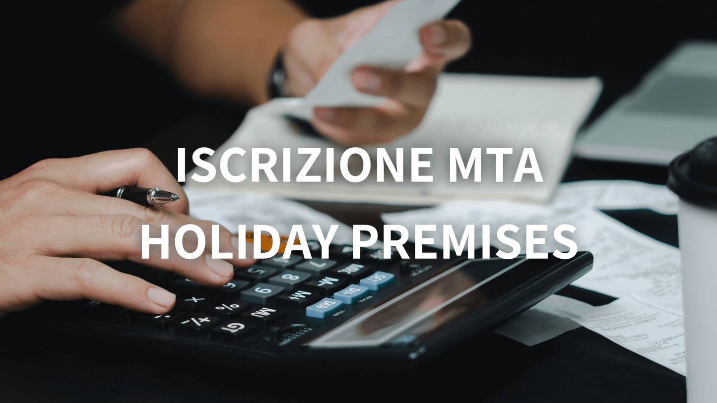 Iscrizione MTA Holiday Premises